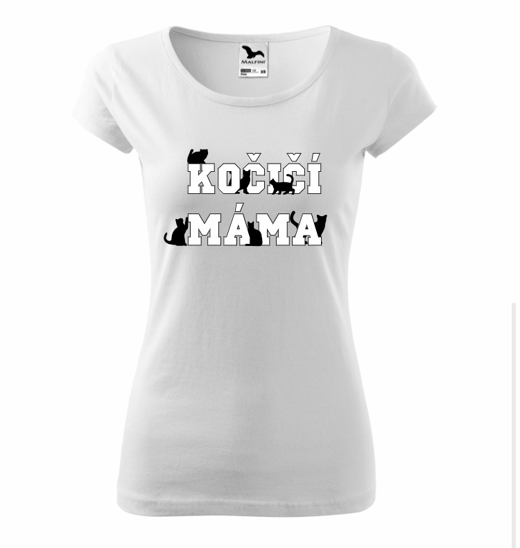Tričko Kočičí máma MAXI